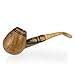 4 Pcs Pipes for Smoking - Vintage Wooden Tobacco Smoking Pipes, Best Gift for Men Husband Dad