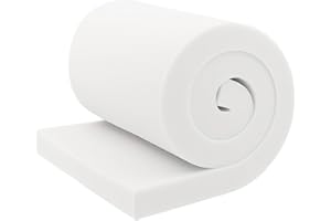 72" x24" x6" Upholstery High Density Foam Cushion, White Square Seat Replacement Cushion or Commercial Use Stuffing Craft Foa