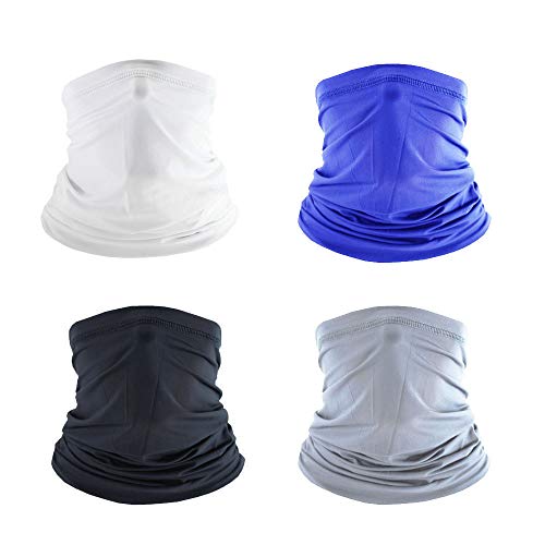 4 pack Warm Neck Gaiters Balaclava Ski Mask for Cold Weather Winter