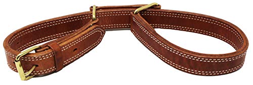Horse Hobble Challenger Harness Leather Western Adjustable Figure Eight Brass 977RT01 - Thumbnail 2