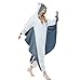 NEWCOSPLAY Unisex Adult Grey Flying Squirrel Pajamas Plush One Piece Costume Family Cosplay Onesie Homewear(Medium, Grey Flying Squirrel)