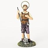 Roman Saint Isidore Catholic Archbishop of Seville Religious Figurine 48890 New