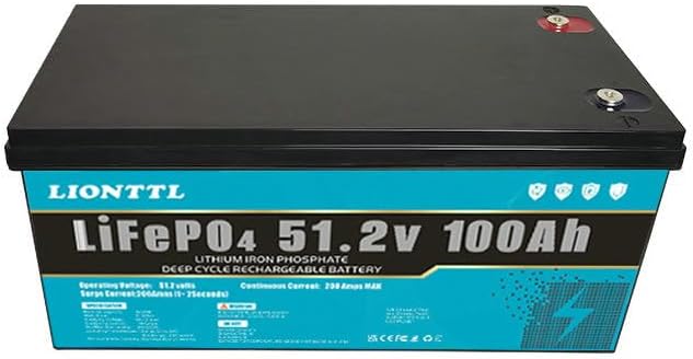 LiFePO4 Leisure Battery 48V 100Ah 5120Wh 58.4V Max Charge 0~55℃
