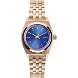 Nixon A399-1748 Ladies The Small Time Teller Rose Gold Cobalt Watch