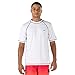 Speedo Men's Uv Swim Shirt Short Sleeve Loose Fit Easy Tee, White, Uv Swim Shirt Short Sleeve Loose Fit Easy Tee