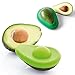 Avocado Saver and Holder Silicone Food Savers Avocado Fresh Keeper Storage Cover, Set of 2,Free Gift Avocado Slicer,Multi purpose avocado meat slice separator, special knife core remover
