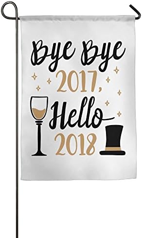 Fashion Custom Garden Flag Hello 2018 Garden Flag 12"x18"/18"x27" Outdoor Decor