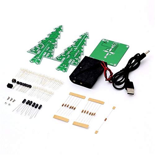 CloverUS Decor Electronic LED Flash Circuit Parts Christmas Tree 3D Tree LED DIY Kit Environmentally Friendly Materials - Thumbnail 5