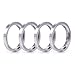 ZHTEAPR 4pc Wheel Hub Centric Rings 73.1 to 64.1 - OD=73.1mm ID=64.1mm - Aluminium Alloy Wheel Hubrings 64.1 to 73.1