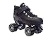 Pacer Black Mach-5 GTX500 Quad Speed Roller Skates w/ 2 Pair of Laces (Gray & Black)