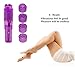 Finever Mini Beauty Facial Massage Toy Portable Travel Massager Tool for Head Eyes 3PK Purple