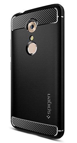 Spigen Rugged Armor Designed for ZTE Axon 7 Case (2016) - Black (Zte Axon 7 Best Cases)