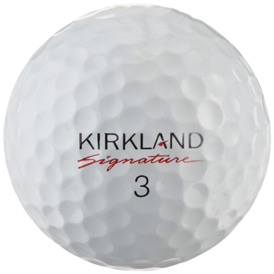 KIRKLAND Signature Golf Ball Mix - 24 Near Mint Quality Used Golf Balls (AAAA Signature Ksig 3-Piece 4-Piece Golfballs), White, One Size (24BLBX 2)