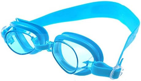 Blue Silicone Children Swim Goggles Diving Mask Waterproof