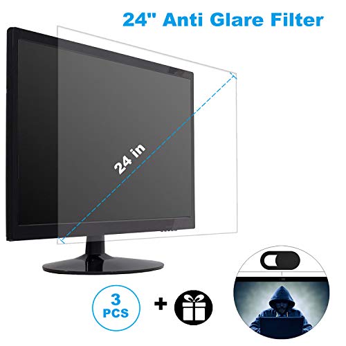 24 inch Monitor Anti Glare Screen Protector fit Diagonal Size 24 16:9 inch Widescreen Desktop Monitor