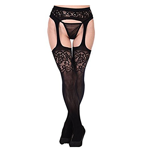 ADESUGATA-Womens-Sexy-Suspender-Giarrettiera-a-rete-in-pizzo-Set-intimo-donna-Collant-bretelle-Calze-autoreggenti-Giarrettiera-a-forma-di-pizzo-Lingerie-alta-Collant-3-pezzi