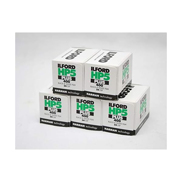 Ilford HP5 + Schwarz-Weiß-Film, 24 exp, Multipack 5