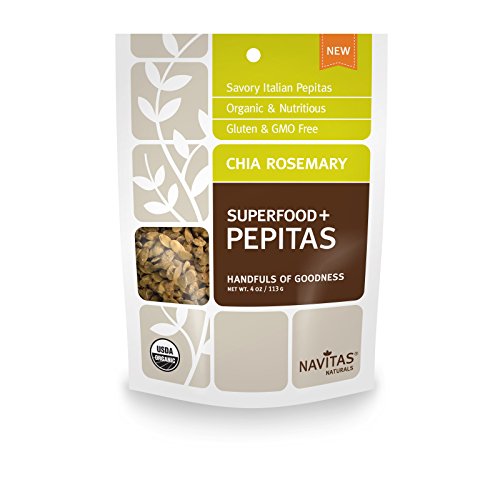 Navitas Superfood+ Chia Rosemary Pepitas - 4 Oz, 4 Ounce Navitas Superfood+ Chia Rosemary Pepitas - 4 Oz, 4 Ounce