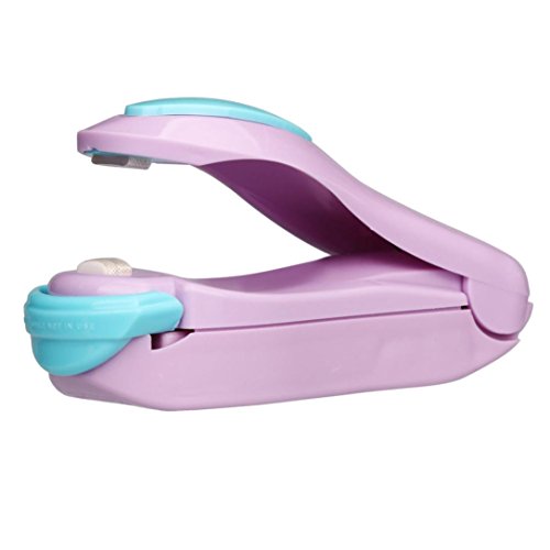 MChoice Portable Mini Heat sealing Machine Impulse sealer Seal Packing Plastic Bag (Purple)