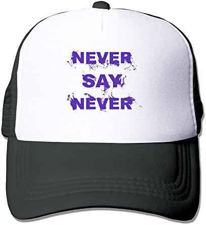 MYDT1 Unisex Never Say Never Classic Mesh Back Trucker Cap Hat