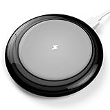 Wireless Charger, OPERNEE 5W Qi Certified Slim Wireless Charging Pad(No AC Adapter) with Resistant Water TPU Case, Standard Wireless Charging for iPhone X/8/8 Plus Samsung Galaxy S9+/S9/S8