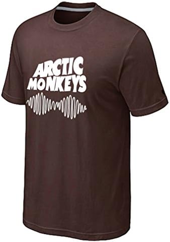 ZGHUA Men's Am Soundwave Logo Rock T-Shirt (Chocolate Small)