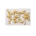 Mini Curlicues Scroll Lace Fondant Silicone Mold Cake Decorating Tools Cupcake Chocolate Gumpaste Clay Candy Molds (Style 1)-Small