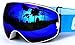 COPOZZ G1 Ski Goggles For Snow Snowboard Snowmobile Skate - For Men Women Youth Boy Girl - Anti Fog UV Protection OTG Over Glasses Helmet Compatible Detachable Double Lens