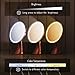 Babyltrl Lighted Makeup Mirror, Rechargeable 9 Inch Vanity Mirror with Bluetooth Speakerphone, 1X/5X Magnifying Mirror, 3 Color Lighting Modes and Dimmable Makeup Mirror with Lights