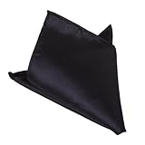 HDE Handkerchief Men's Solid Color Formal Fashion Pocket Square
