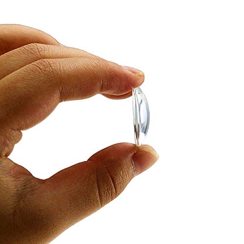 1 IGOGO+Clear+Glass+Cabochon+Non+calibrated