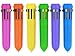 Dazzling Toys Shuttle Pens-Retractable Multicolor 12 Mini Ballpoint Pen–Nurse Pens –Cute School Supplies –Colored Pens for Note Taking –10 Color Changing Pens -Gel Pens for Adult Coloring Book–12 Pcs