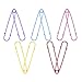 Outus Steel Safety Pins Blanket Pins 4 Inch Extra Large, 5 Colors 10 Pieces