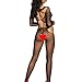 Goldwish Womens Sexy Lingerie Open Crotch Fishnet Mesh Bodysuit Bodystocking