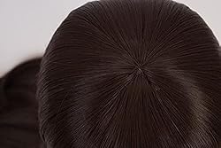 XiongXiongLe Long Straight Brown Wig for Amber