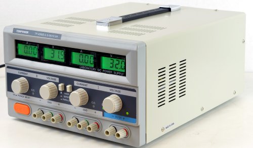 Tekpower TP-3005D-3 Digital Variable Triple Outputs Linear-Type DC Power Supply, 0-30 Volts @ 0-5 Amps