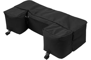 Rage Powersports Black ATV Rack Rear Utility Pack