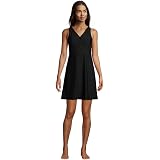 Tummy Control Surplice Wrap Swim Dress 