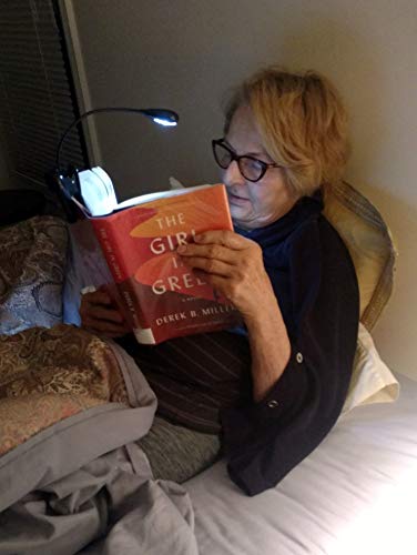 4 LED Clip On Book Light for Reading in Bed or Traveling, Battery Opereated