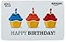 Amazon.com $25 Gift Card in a Greeting Card (Birthday Cupcake Design)