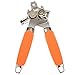 #1 Best Can Opener & 4 in 1 Heavy Duty Bottle Opener Combo Set, Professional High Quality Stainless Steel, Ergonomic Design Soft Grip Handle. Imperial Kitchen Collection (Tangerine)