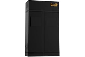 Gorilla Grow Tent Lite Line 2x4, Tallest Height-Adjustable, Lite Professional Canvas with EZ Clean Diamond Reflective Interior, Strongest Zippers, All-Steel Poles for Indoor Hydroponic Growing