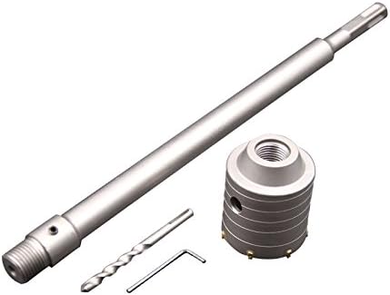 SDS Max Rotary Hammer Drills Wall Hole Saw Kits Mental Brick Masonry SDS MAX Connecting Rod Hole Saw Core Drill Bit 80mm 3.15in