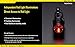 Nitecore EA11 14500 Battery CREE XM-L2 U2 900 lm LED Flashlight with Secondary Red Output, Black, Left/Right