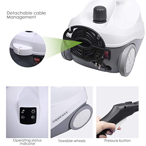 Multipurpose Steam Cleaner Mop, Convenient Detachable Handheld Unit