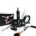 Makeup Brush Cleaner, RubyDot Electric Makeup Brush Cleaner and Dryer Machine with Brush Spinner Holder & 8 Rubber Collars - Wash & Dry Your Make up Brushes in 8 Seconds for Most of Brushes, Black