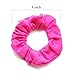 Luxxii 12 Pack - 4 inch Pretty Cotton Colorful Scrunchies Ponytail Holder Elastic Hair Bands