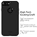 TKKOK TKKOK iPhone 7 Plus Case, Slim Dual Layer Heavy Duty Rugged Scratch-Resistant Shockproof Non-Slip Grip Protective Case Cover [Tempered Glass Screen Protector Included] for iPhone 7 Plus-Black