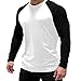 Magiftbox Men's Long Sleeve Seamless Pullover Sweatshirt Lightweight Active Jogging Running Workout Muscle Shirts T14