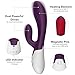KAMA AMA Heated G-spot Vibrator - Vagina and Clitoris Stimulation Rabbit Massager – Waterproof & Rechargeable - Powerful Dual Motors - Best for Women or Couples – Purple (Ships Discreetly)